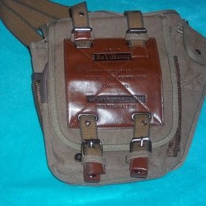 RuYiHuang canvas messanger bag